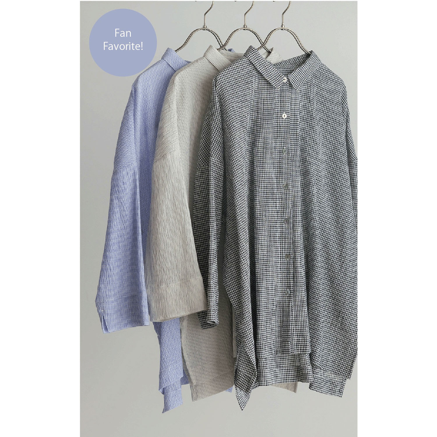 LILASIC シュリンクオーバーシャツ - 画像2