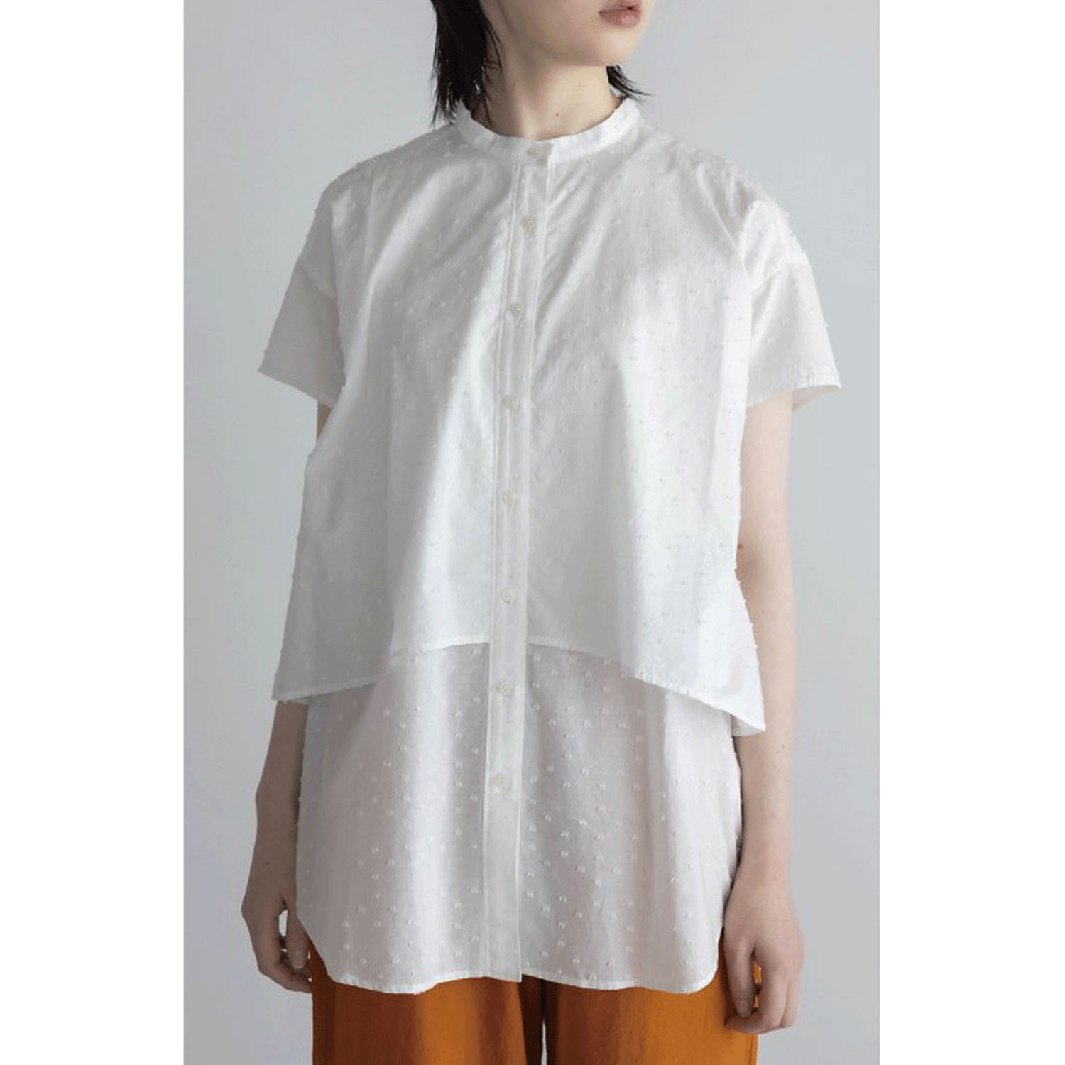 LILASICカットドビーロングシャツ