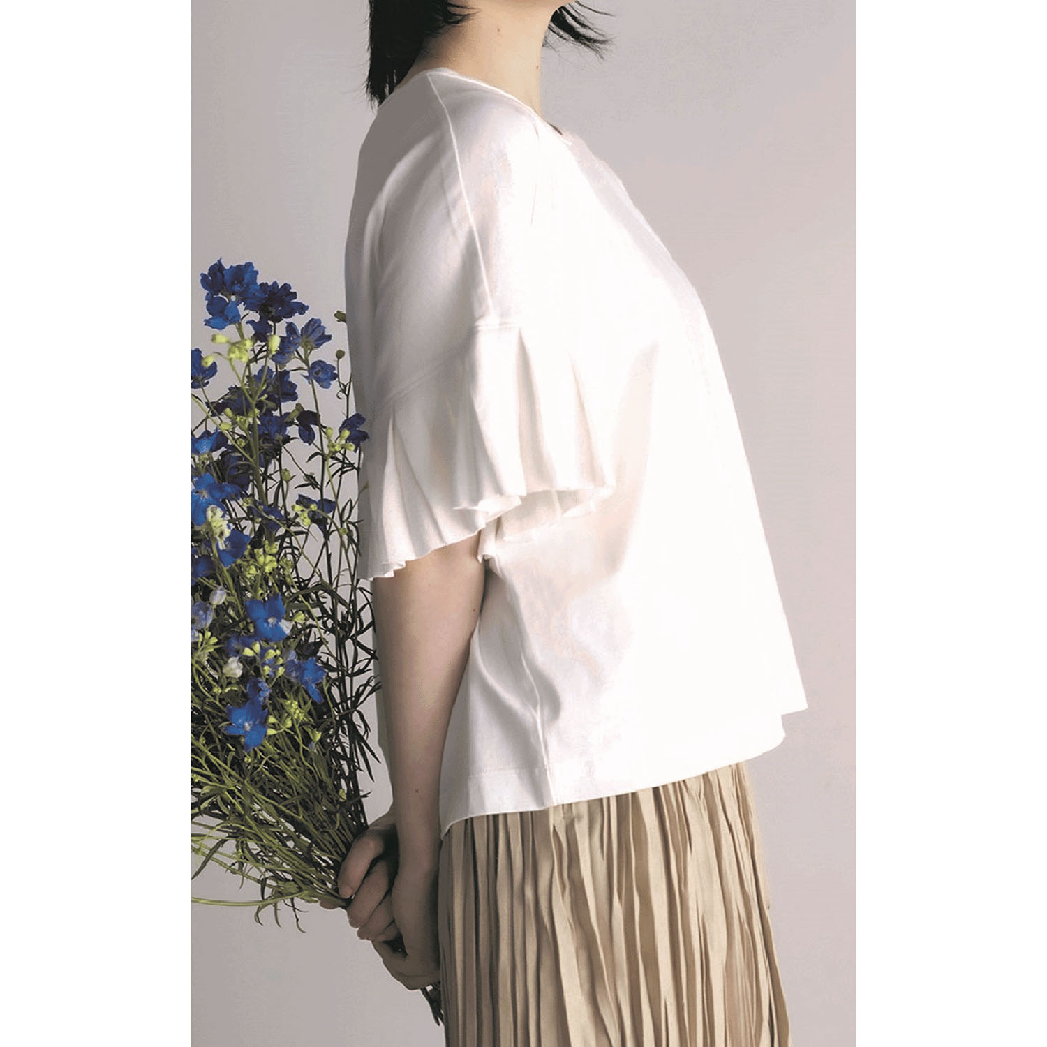 LILASICニットスリーブTシャツ - 画像4