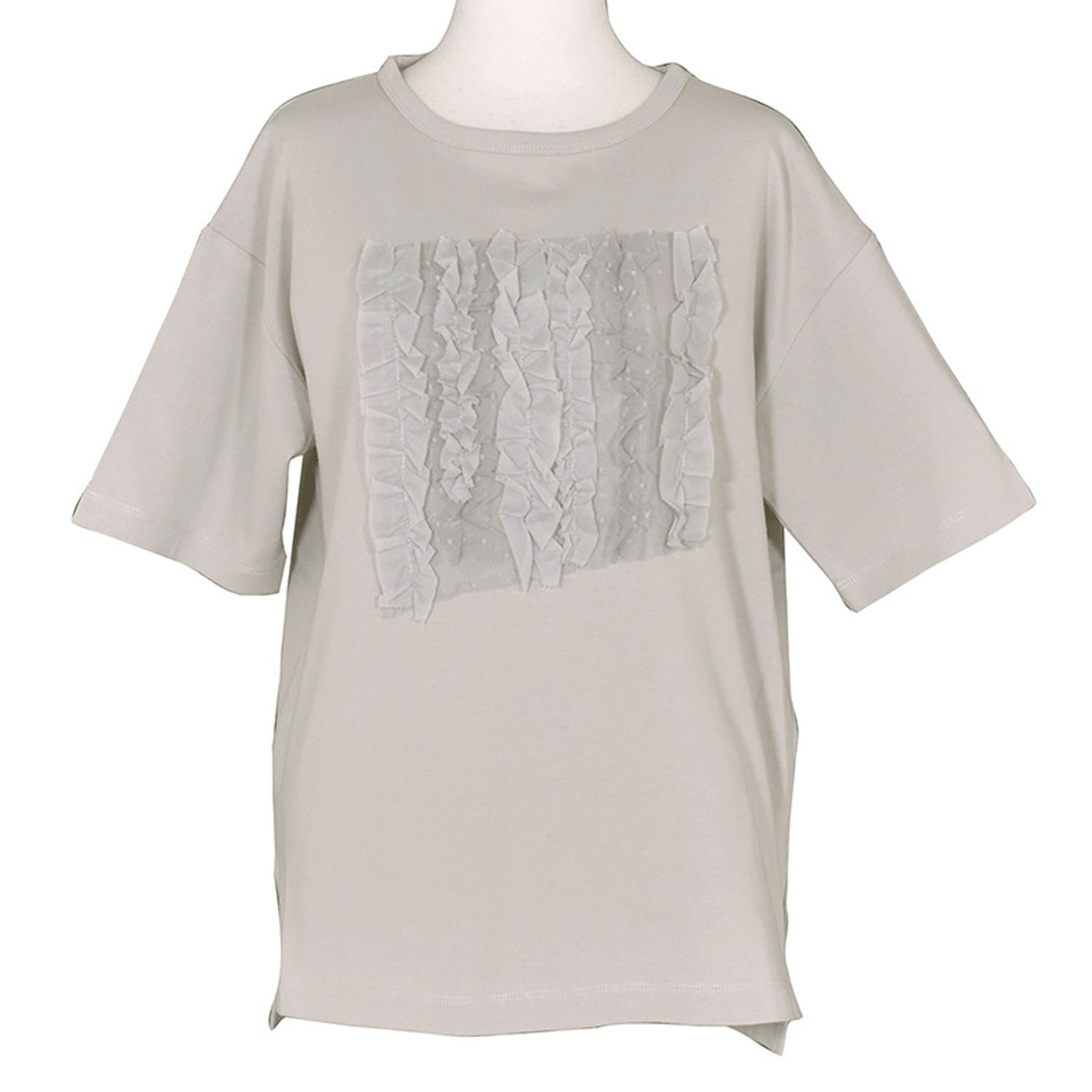 LILASIC フロントフリルTシャツ - 画像3