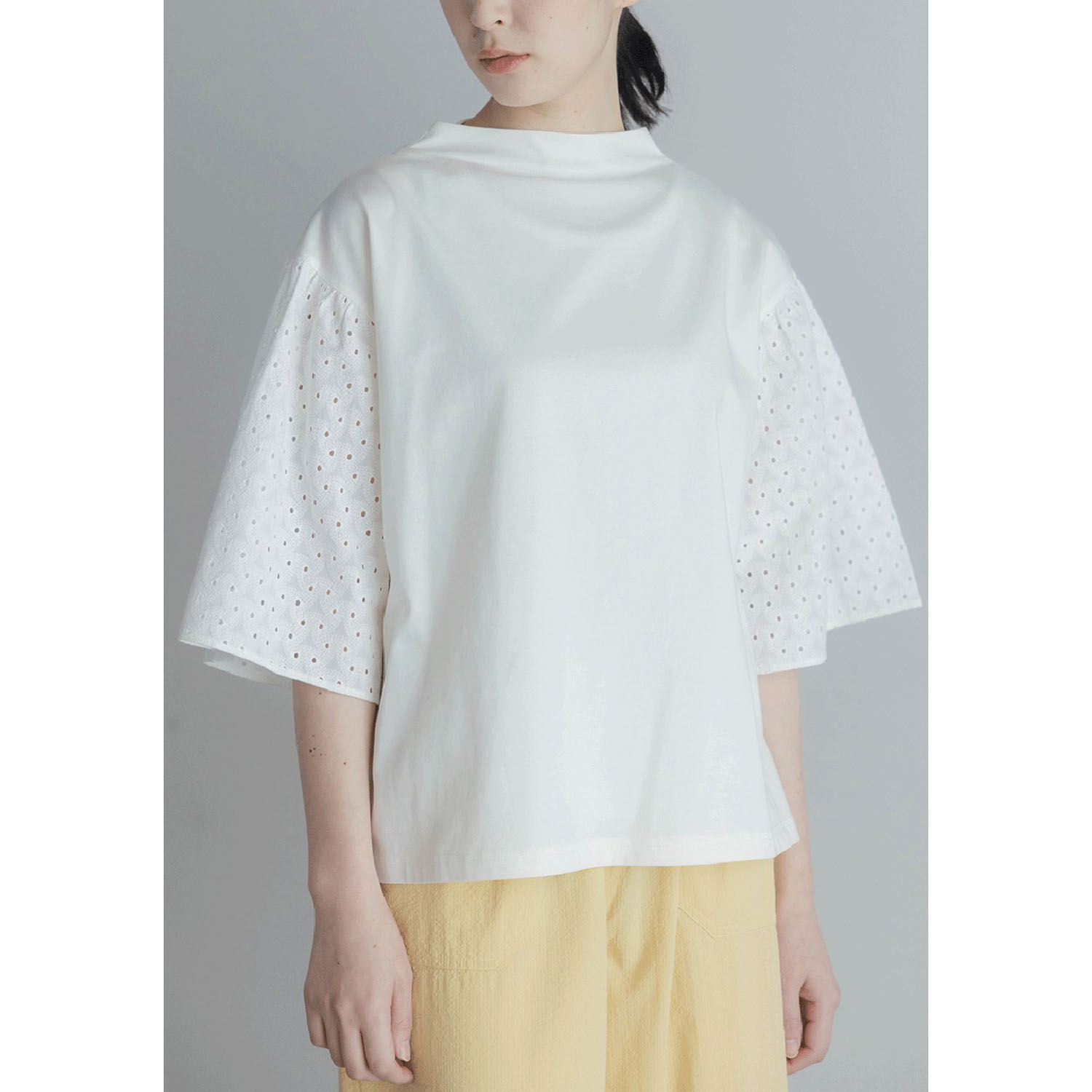 LILASIC エンブロイダリースリーブプルオーバー - 画像12