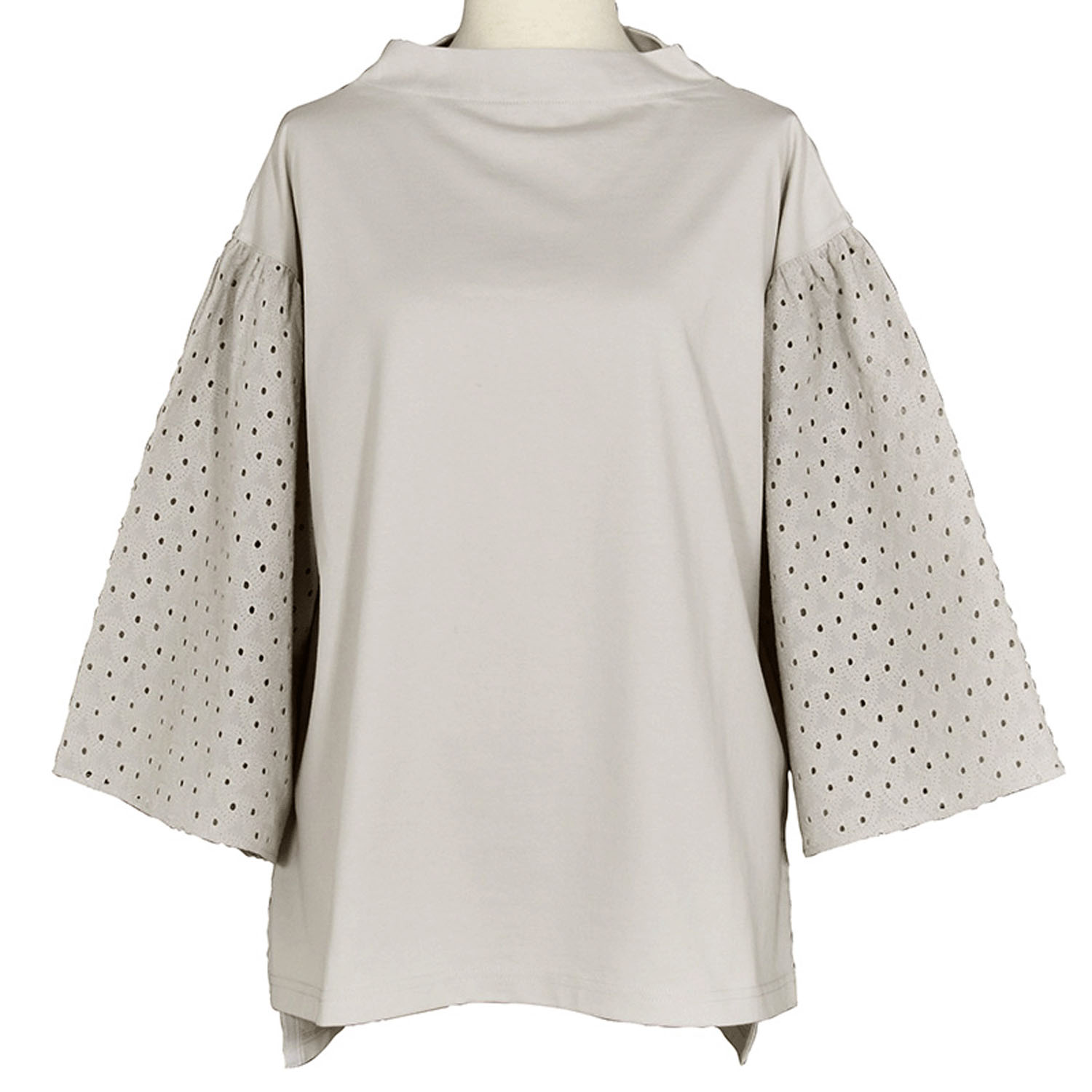 LILASIC エンブロイダリースリーブプルオーバー - 画像3