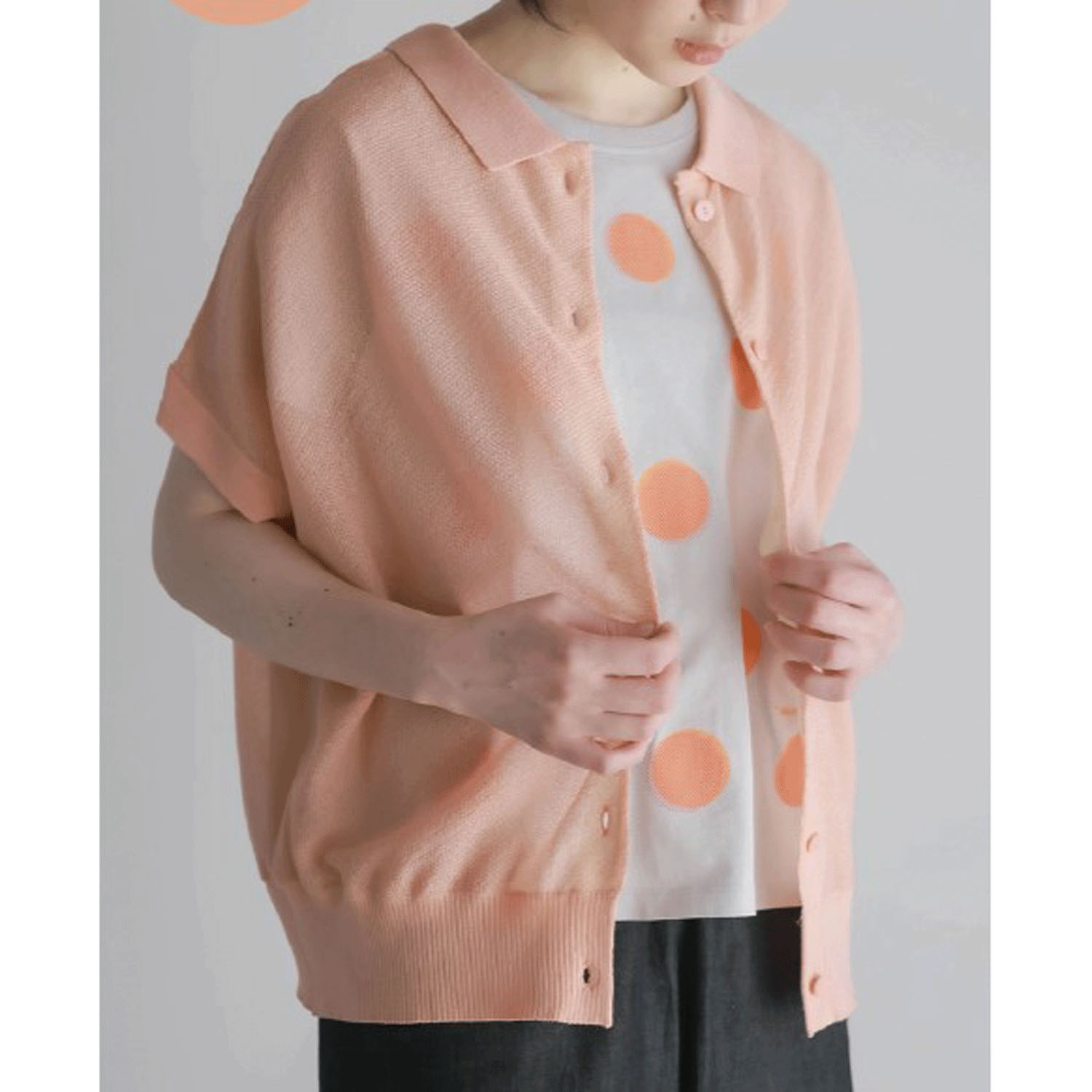 LILASIC ハイツイスト2WAYニットプルオーバー