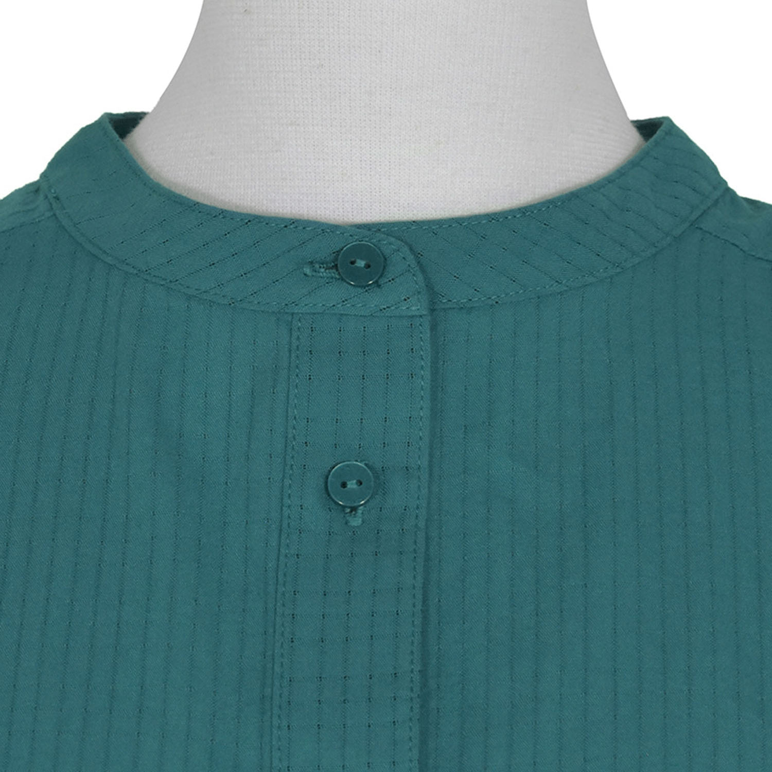 LILASIC アキハチェックフレアスリーブブラウス - 画像10