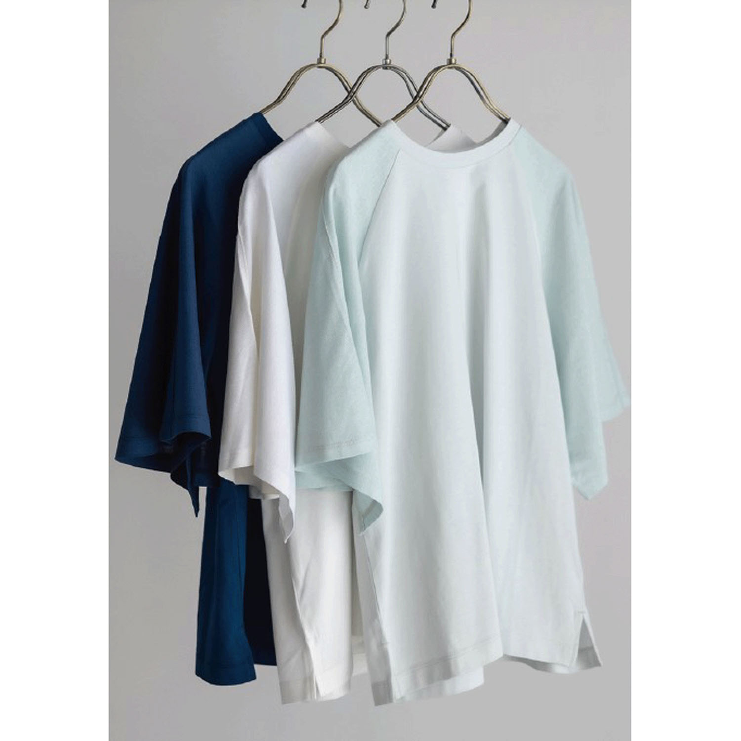 LILASIC 布帛コンビフレアスリーブTシャツ - 画像2