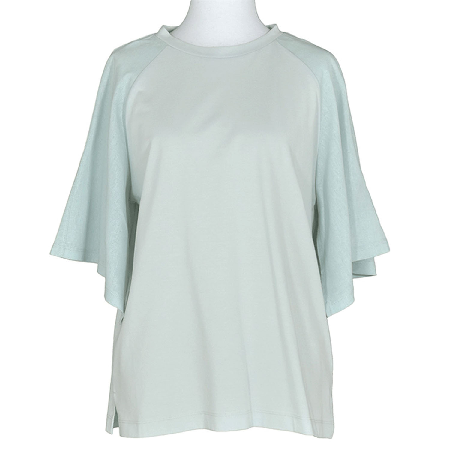 LILASIC 布帛コンビフレアスリーブTシャツ - 画像5