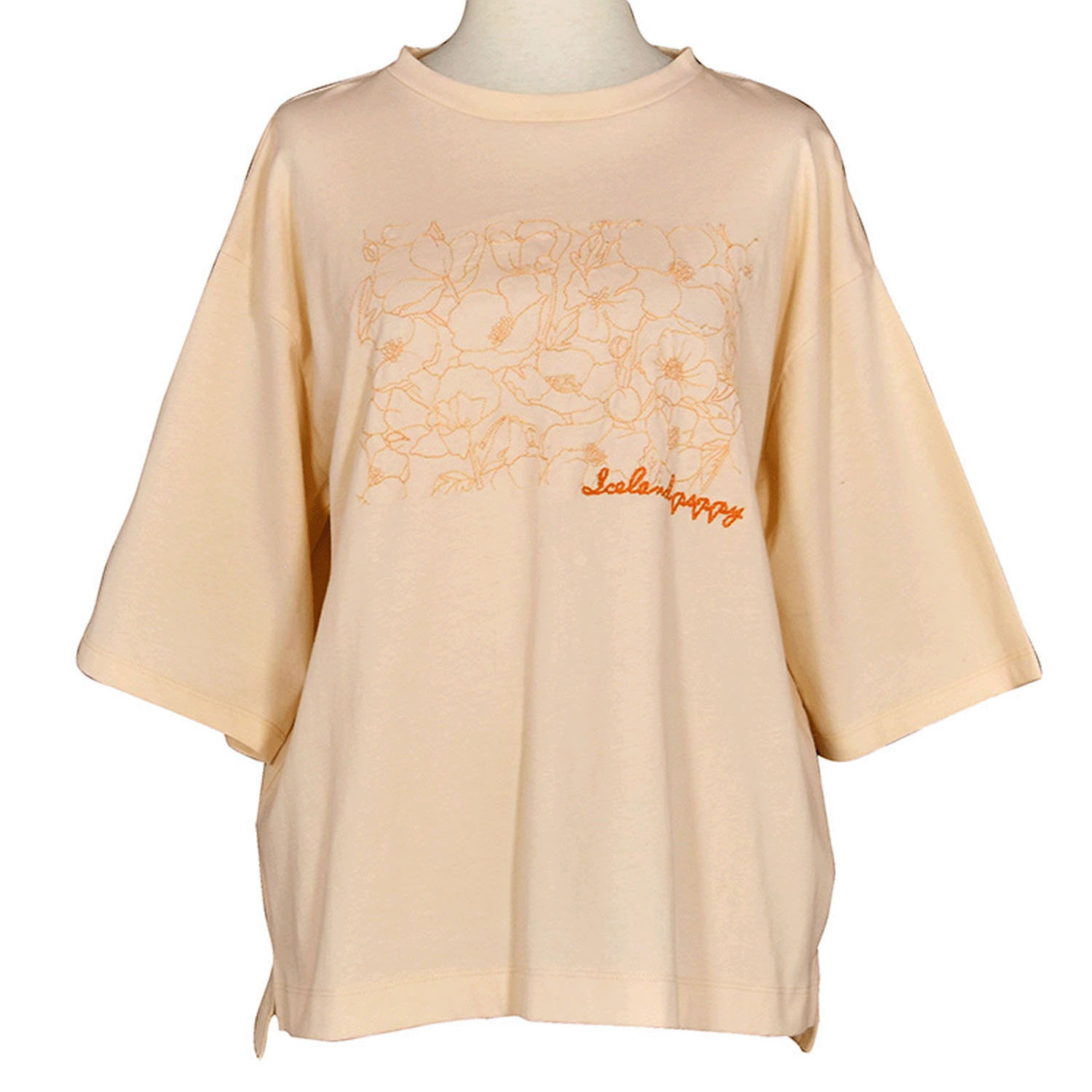 LILASIC フラワーエンブロイダリーTシャツ - 画像6