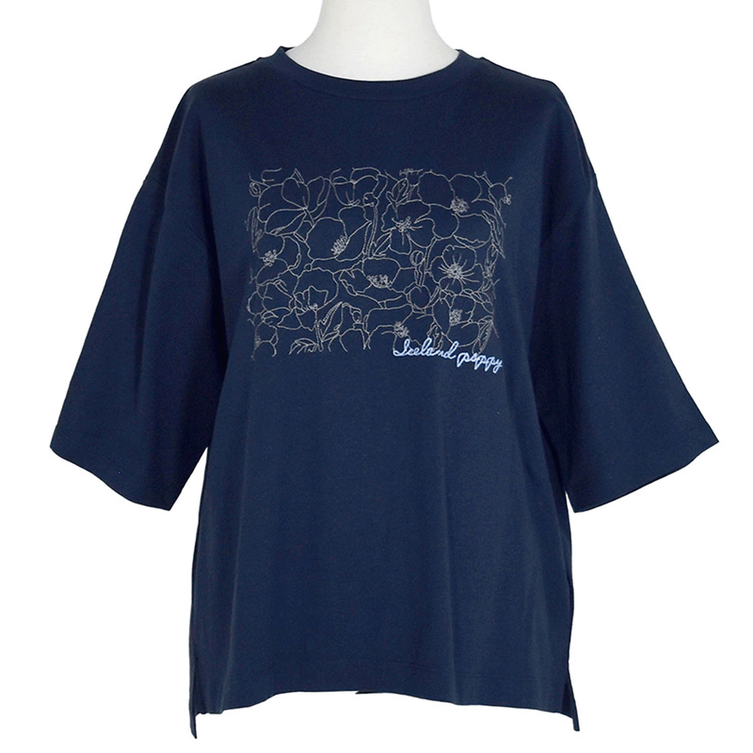 LILASIC フラワーエンブロイダリーTシャツ - 画像8