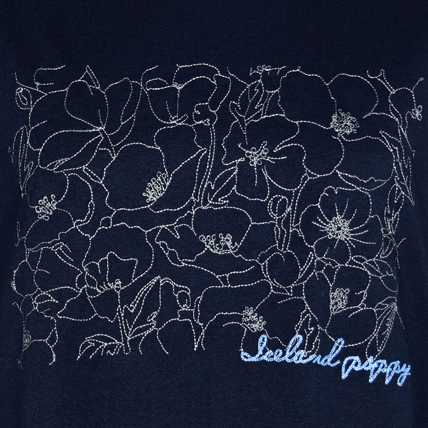 LILASIC フラワーエンブロイダリーTシャツ - 画像9