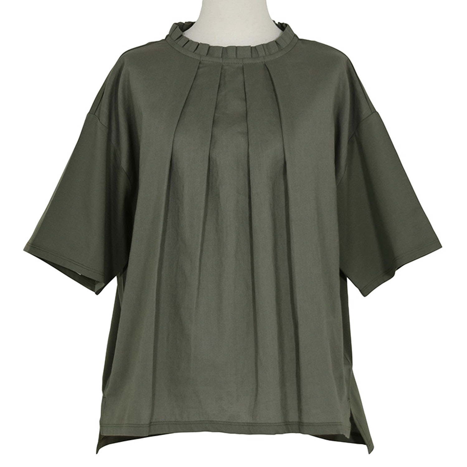 LILASIC シルケット天竺フリルカラーTシャツ - 画像11