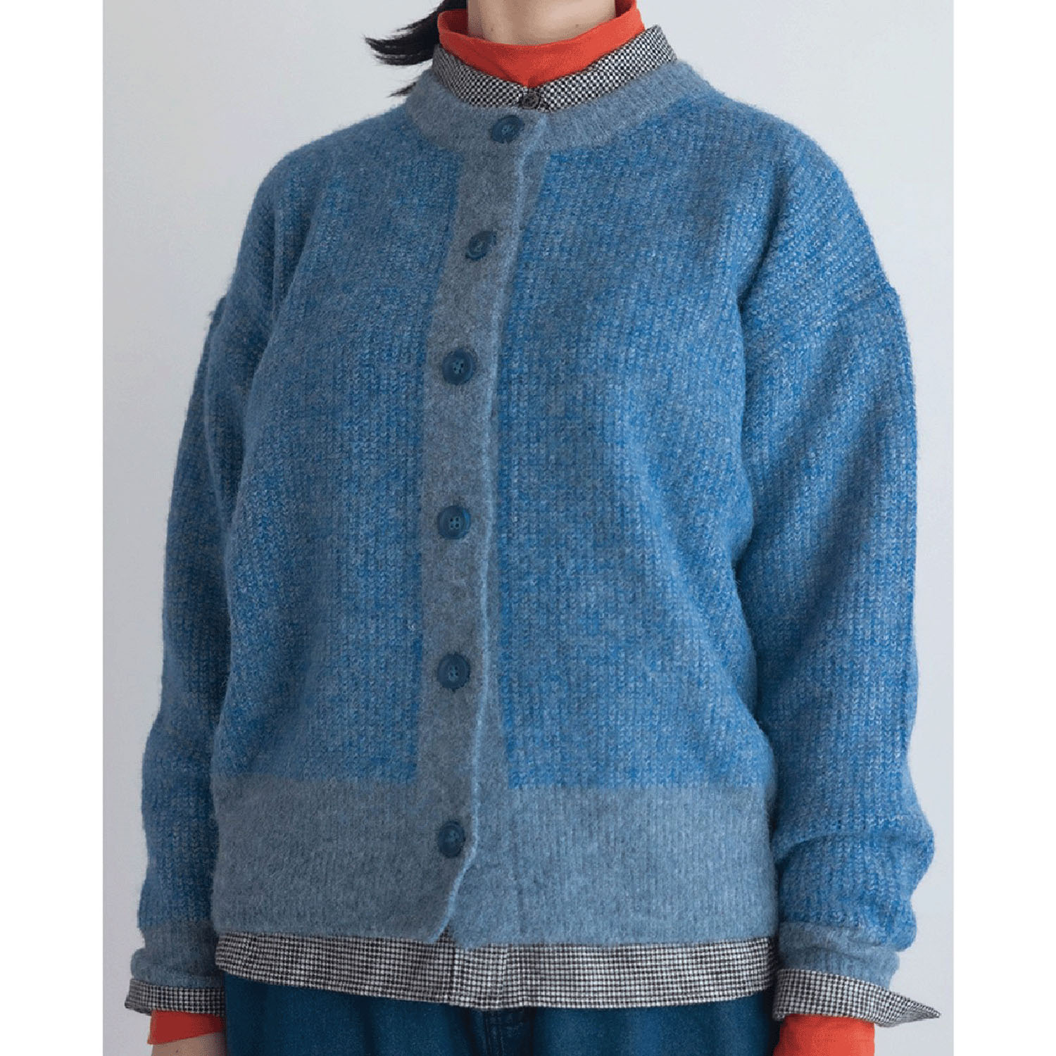 LILASIC 接結ジャカードハイネックプルオーバー - 画像10