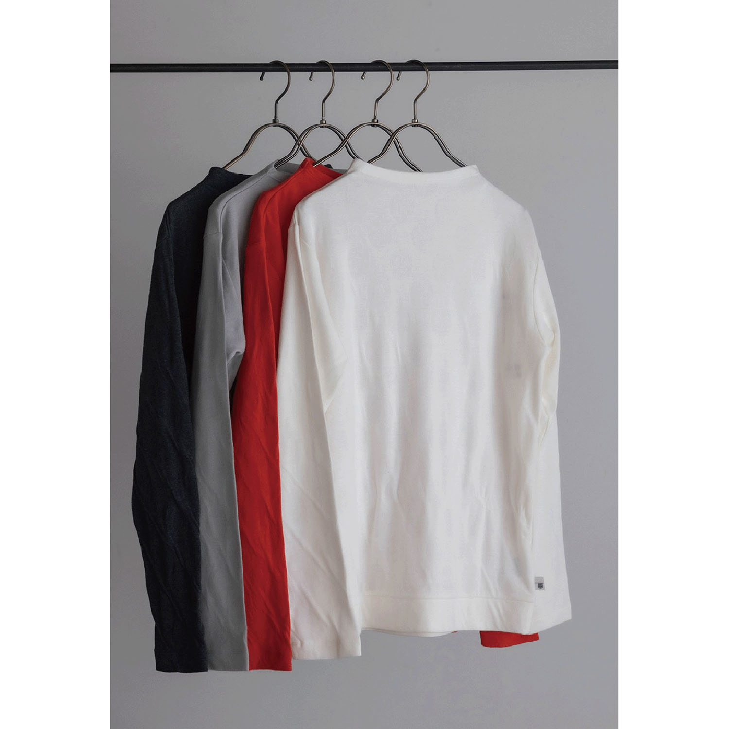 LILASIC 接結ジャカードボトルネックプルオーバー - 画像2