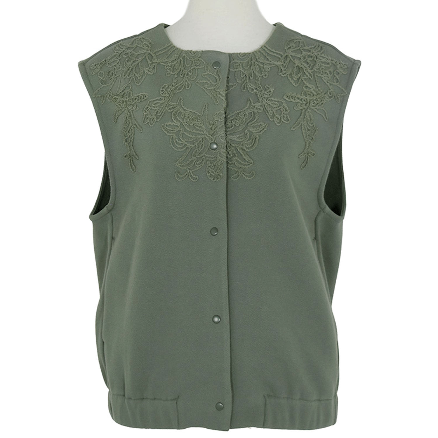 LILASIC エンブロイダリーカノコ裏起毛ジレ - 画像15