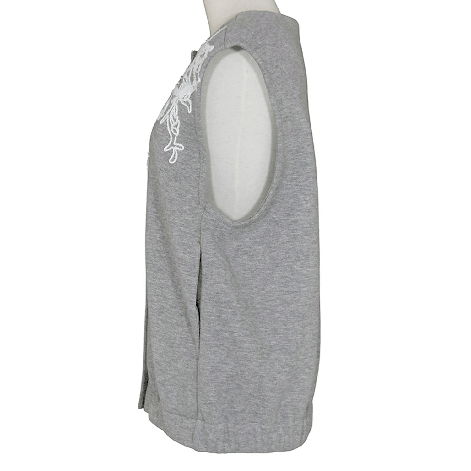 LILASIC エンブロイダリーカノコ裏起毛ジレ - 画像6