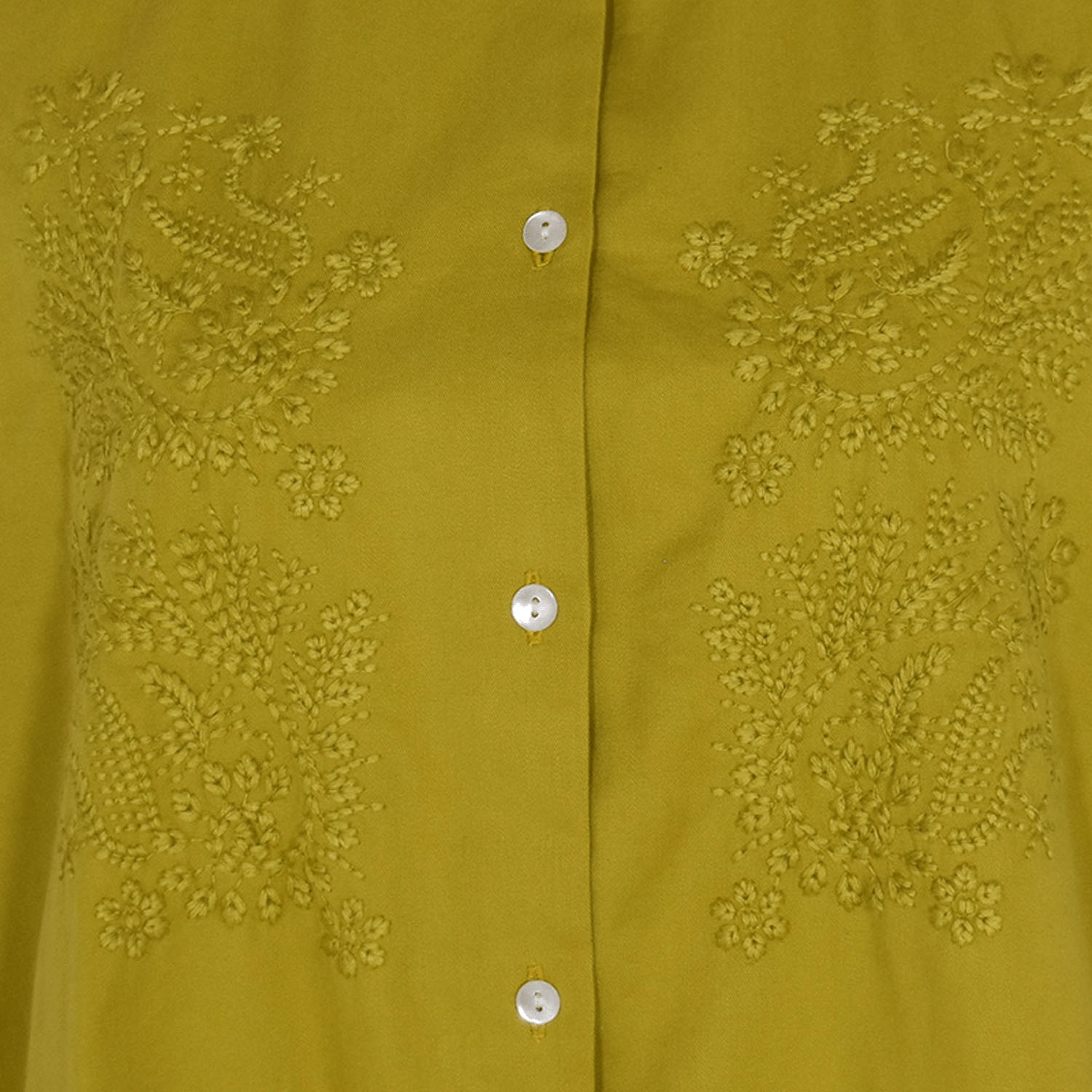 LILASIC フリルカラー刺しゅうブラウス - 画像11