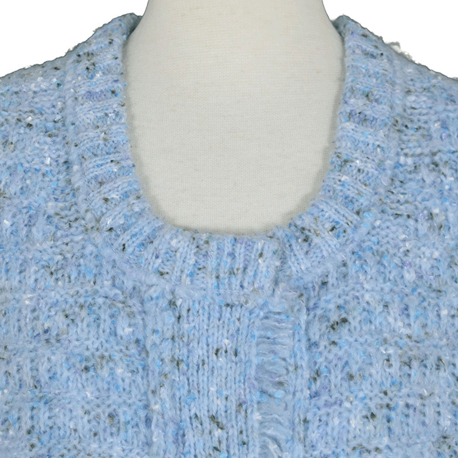 LILASIC カラーネップニットベスト - 画像11