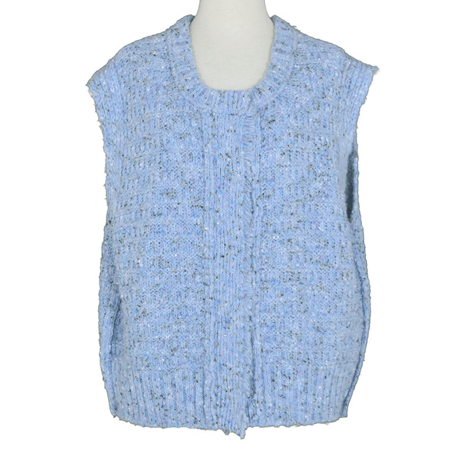 LILASIC カラーネップニットベスト - 画像8