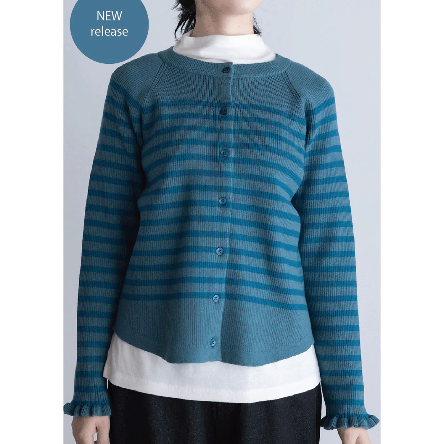 LILASIC リブニットカーディガン - 画像13