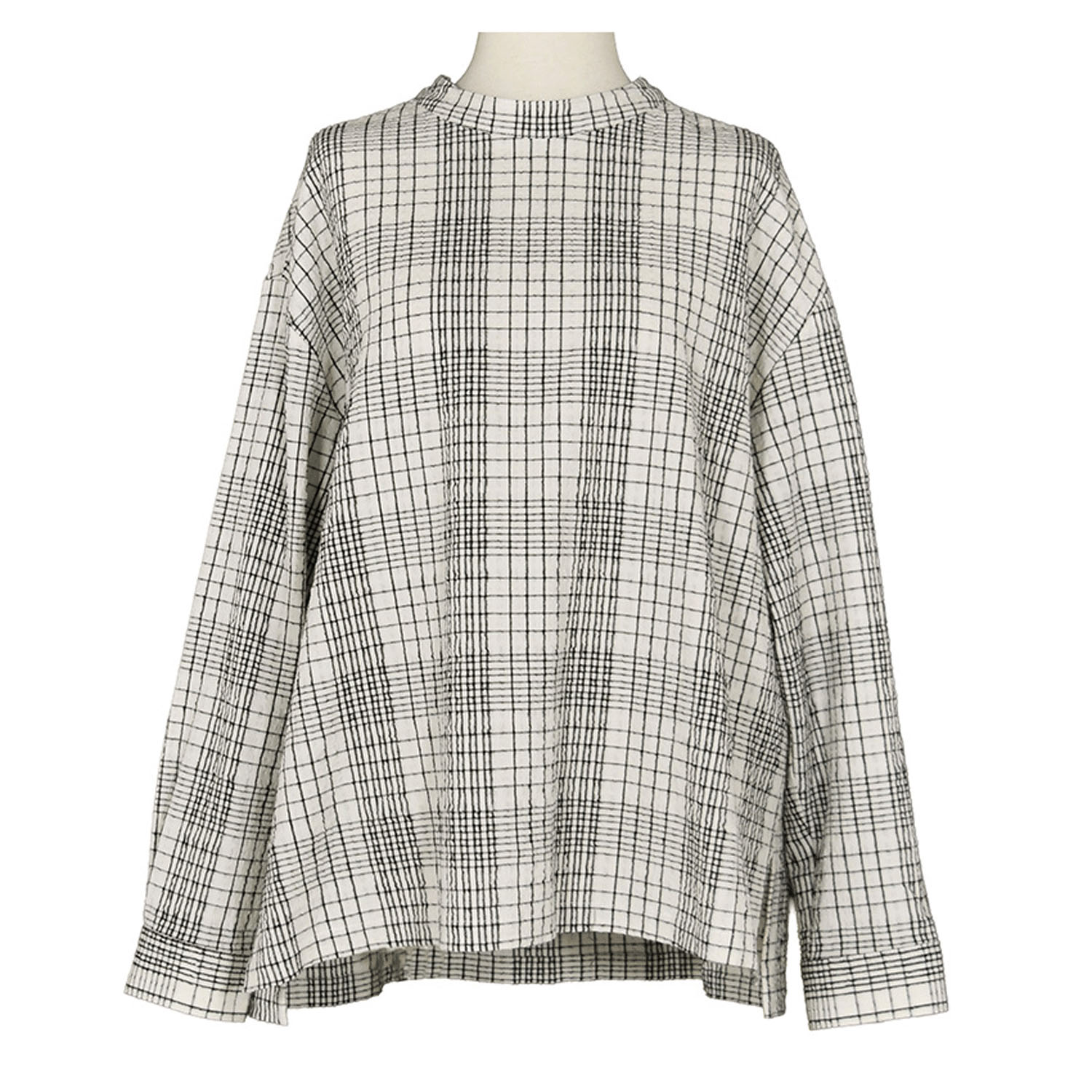 LILASIC コットンシャーリングプルオーバー