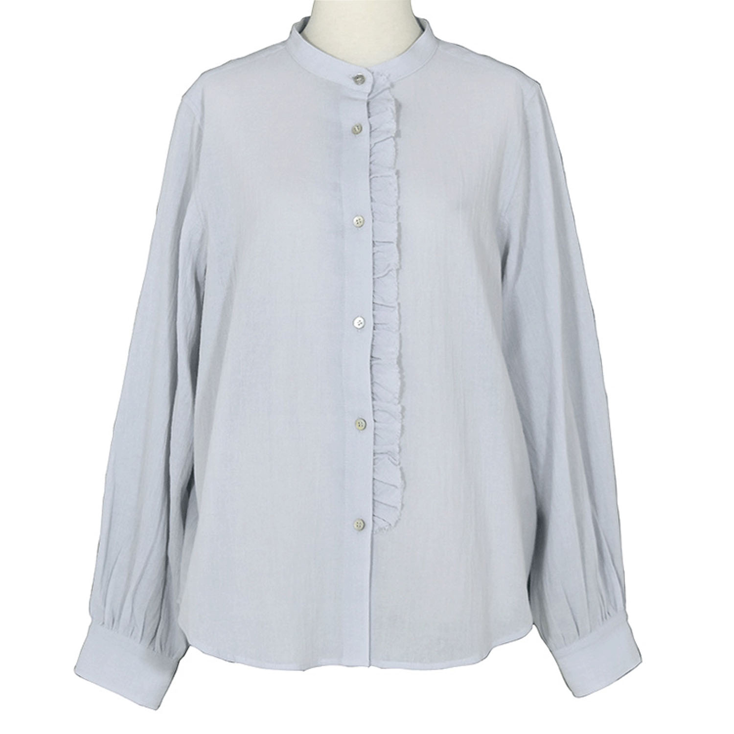 LILASIC フロントフリルデタッチャブルシャツ