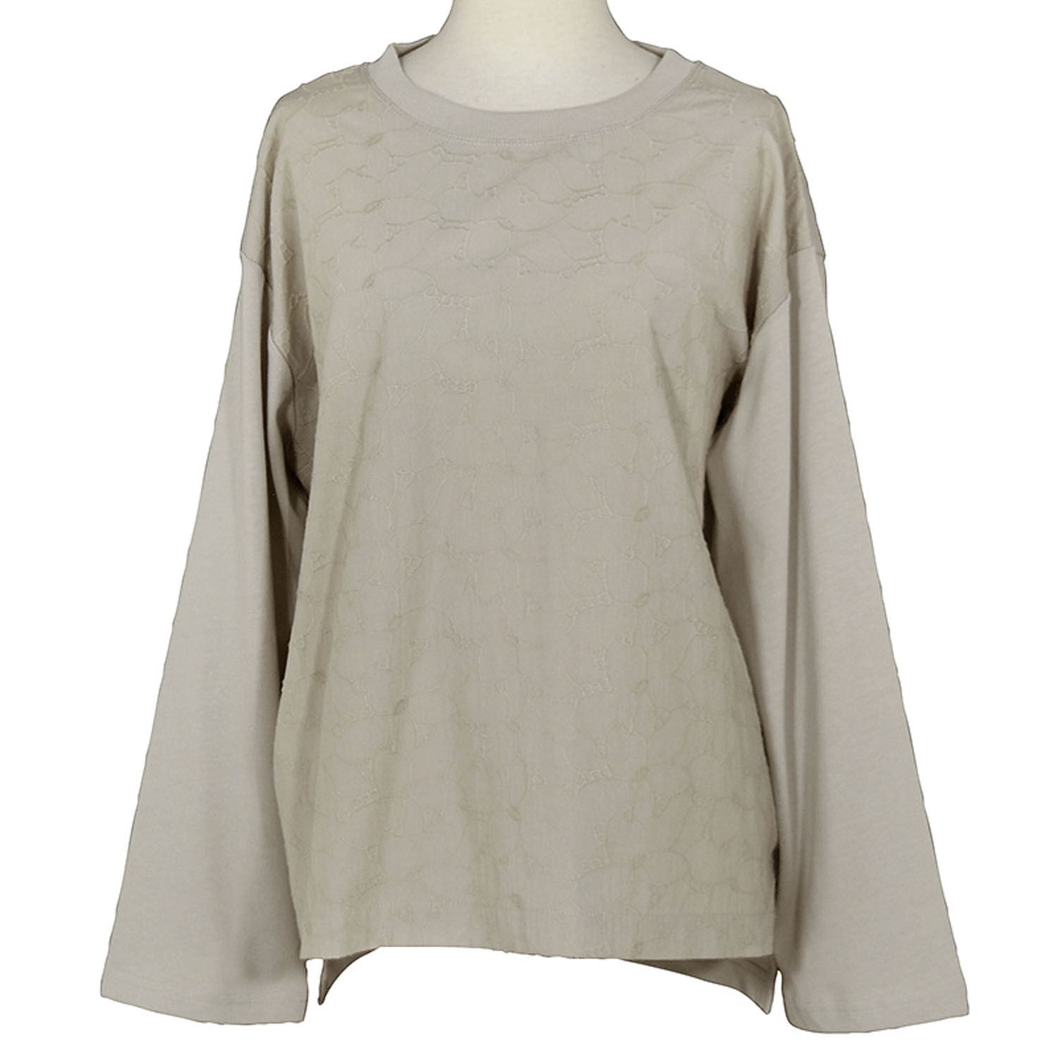 LILASIC フロントフハク刺繍プルオーバー