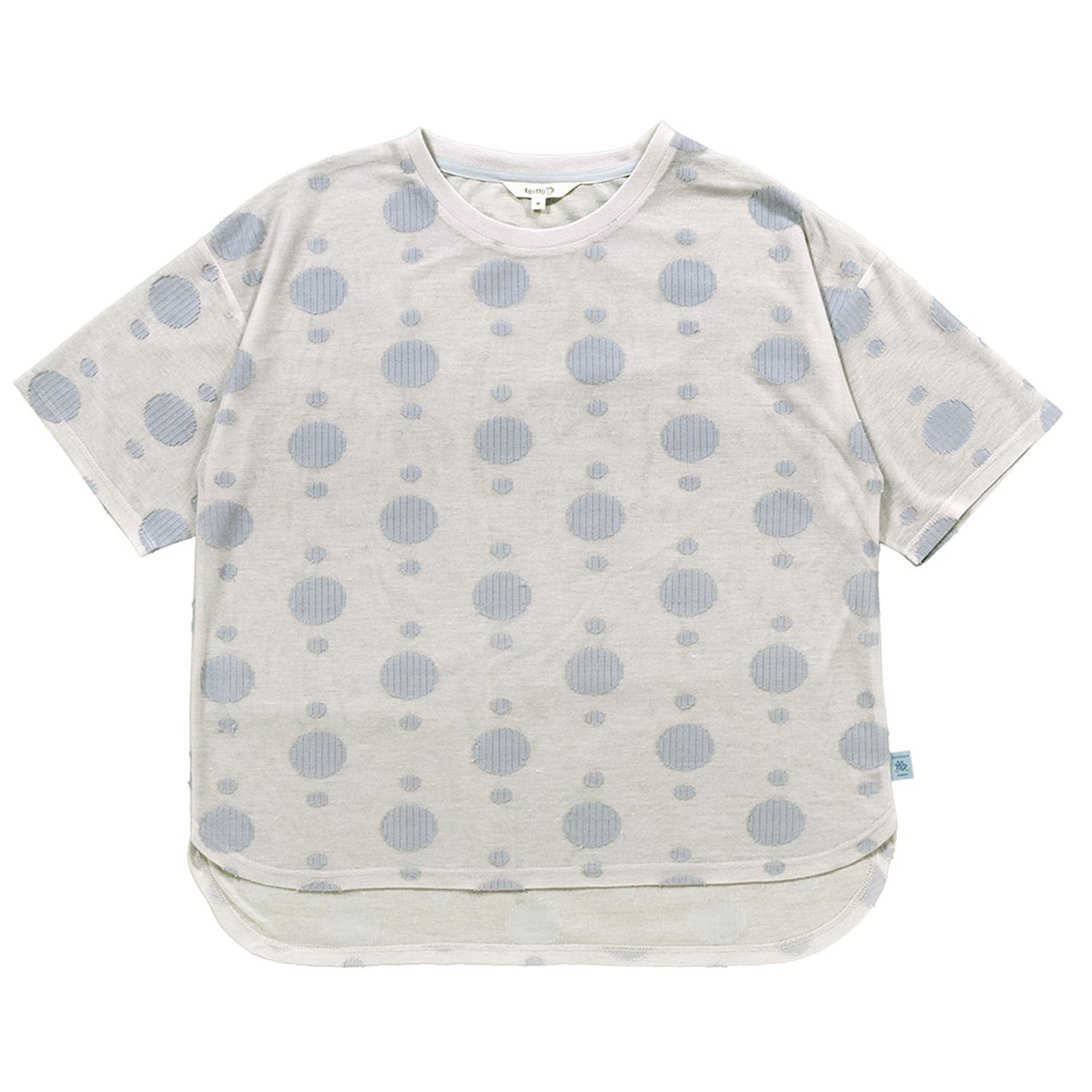 Keitto 雨粒ドット柄カットプルオーバー - 画像2