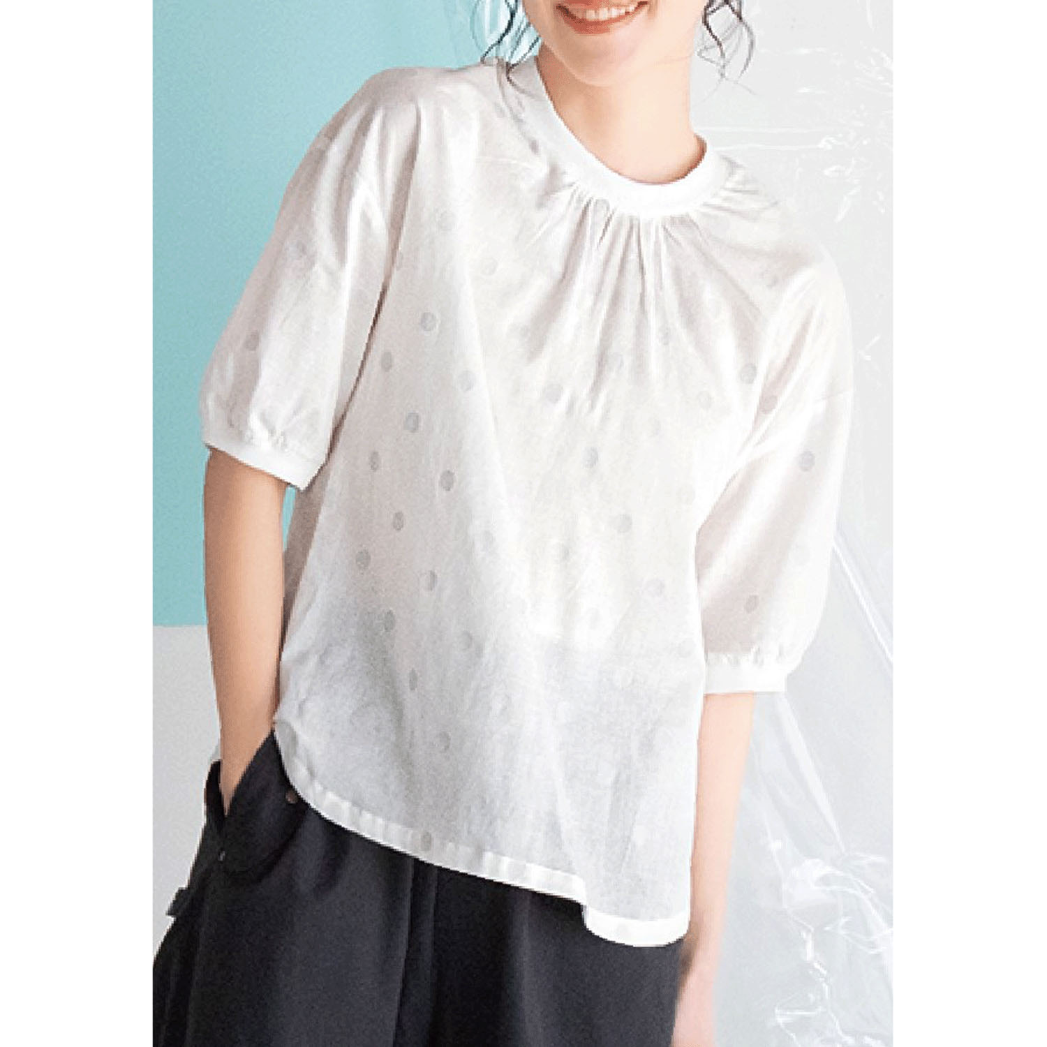 Keitto はれあめカットドビ－プルオーバー