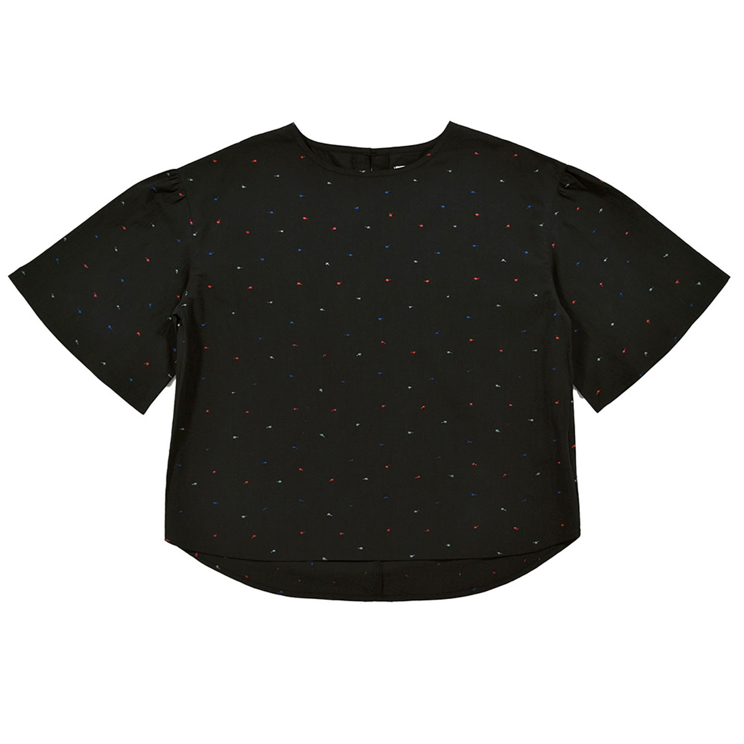 Keitto カラフルドット刺繍プルオーバー - 画像4