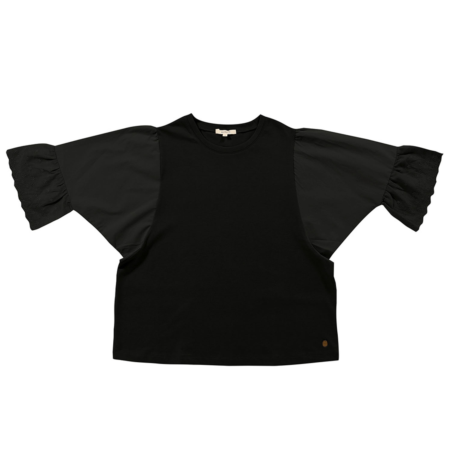 Keitto 袖布帛使いカットプルオーバー - 画像2