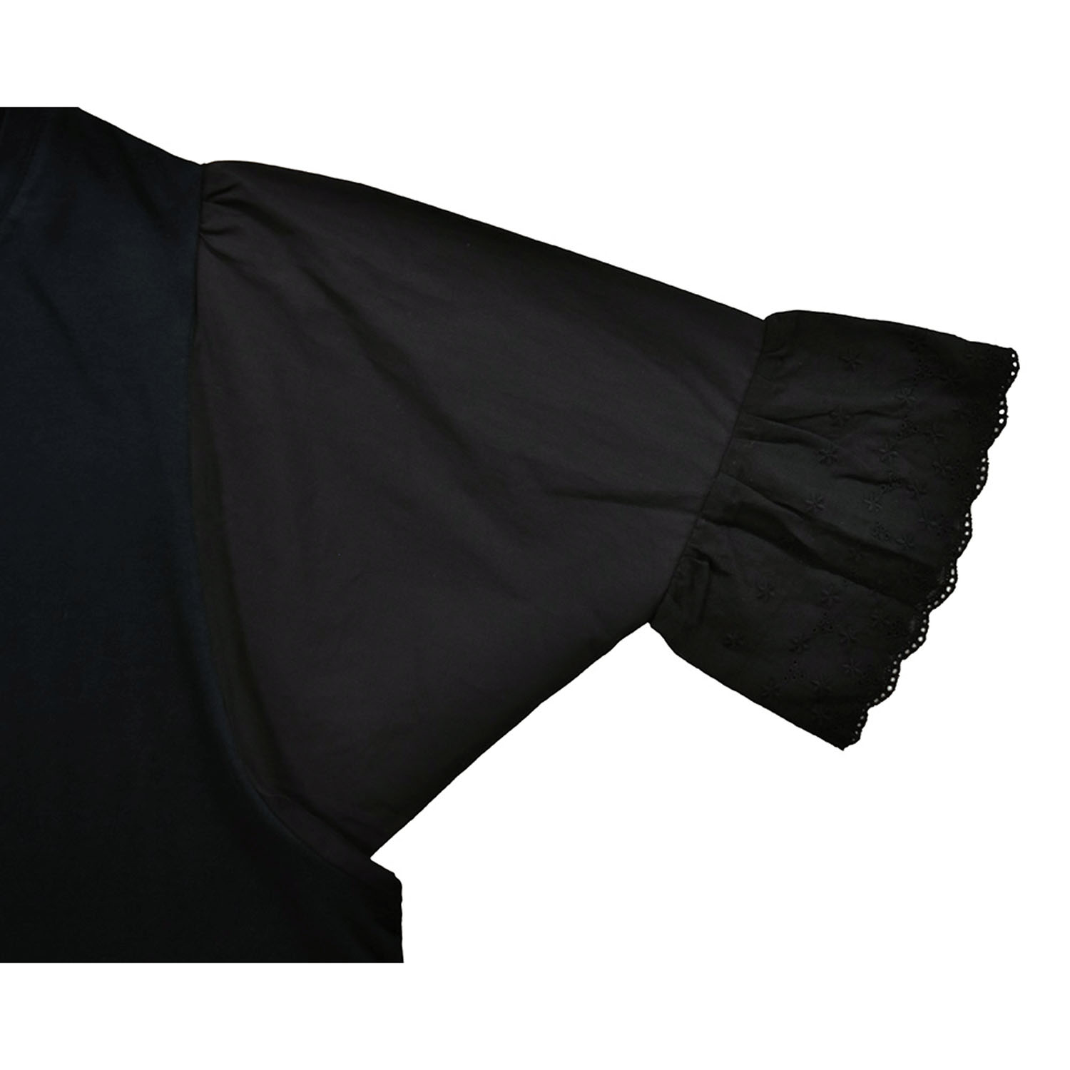 Keitto 袖布帛使いカットプルオーバー - 画像3