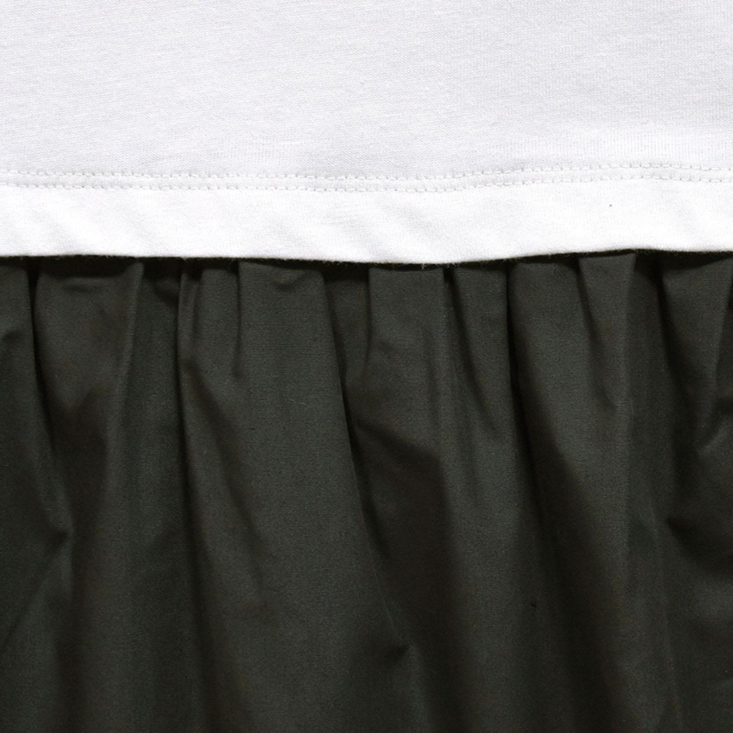 Keitto カット＆布帛ドッキングワンピース - 画像3