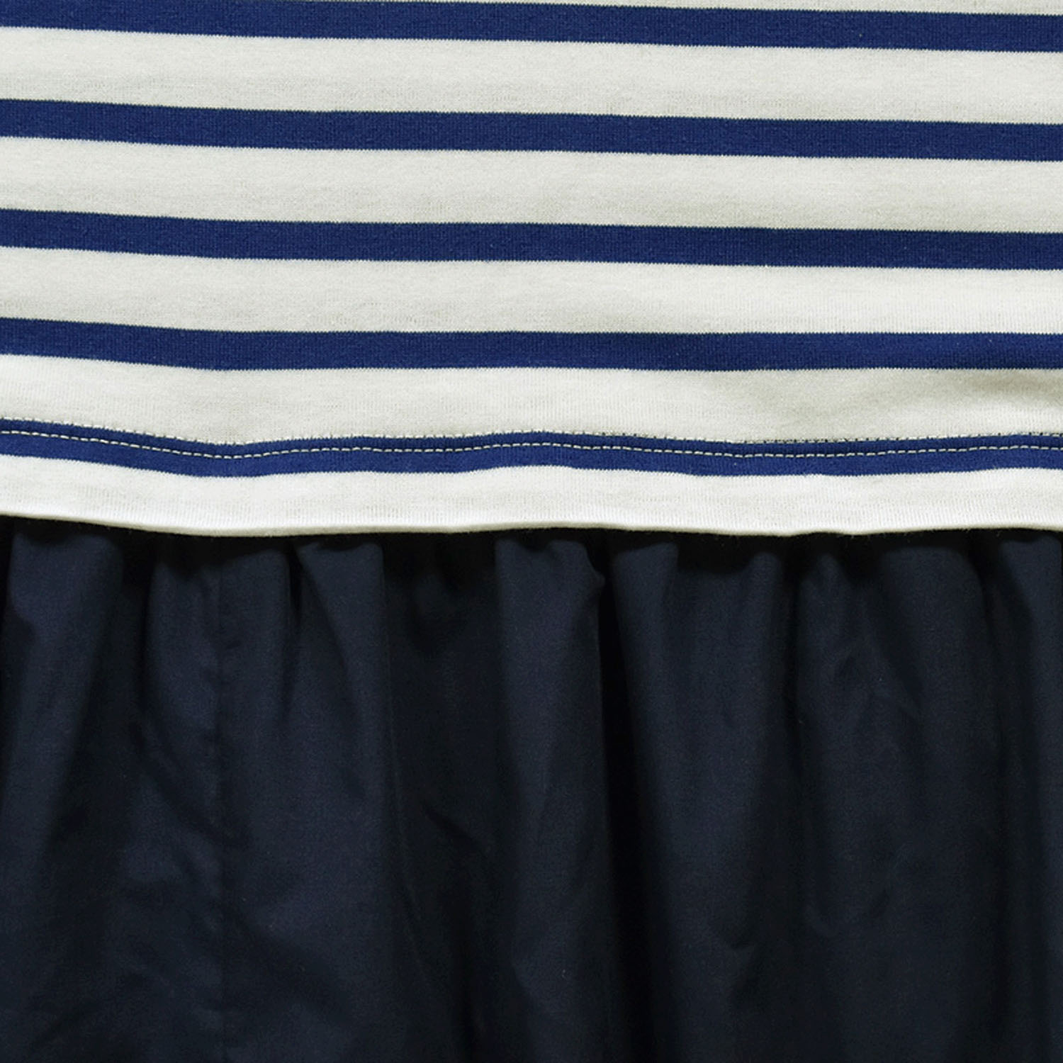 Keitto カット＆布帛ドッキングワンピース - 画像10