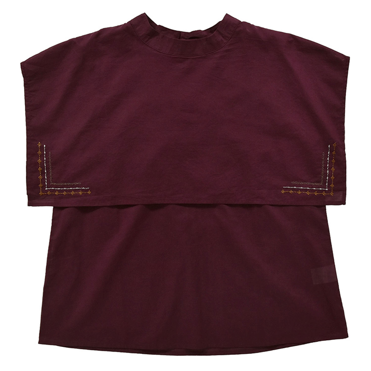 Keitto 手仕事刺繍入りケープブラウス - 画像4