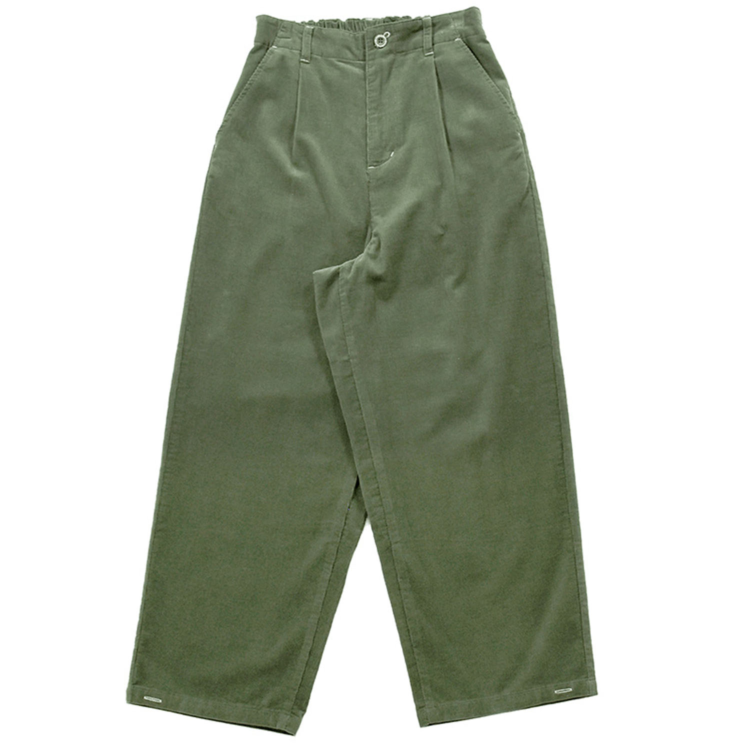 Keitto 刺し子風刺繍入りストレートパンツ - 画像4