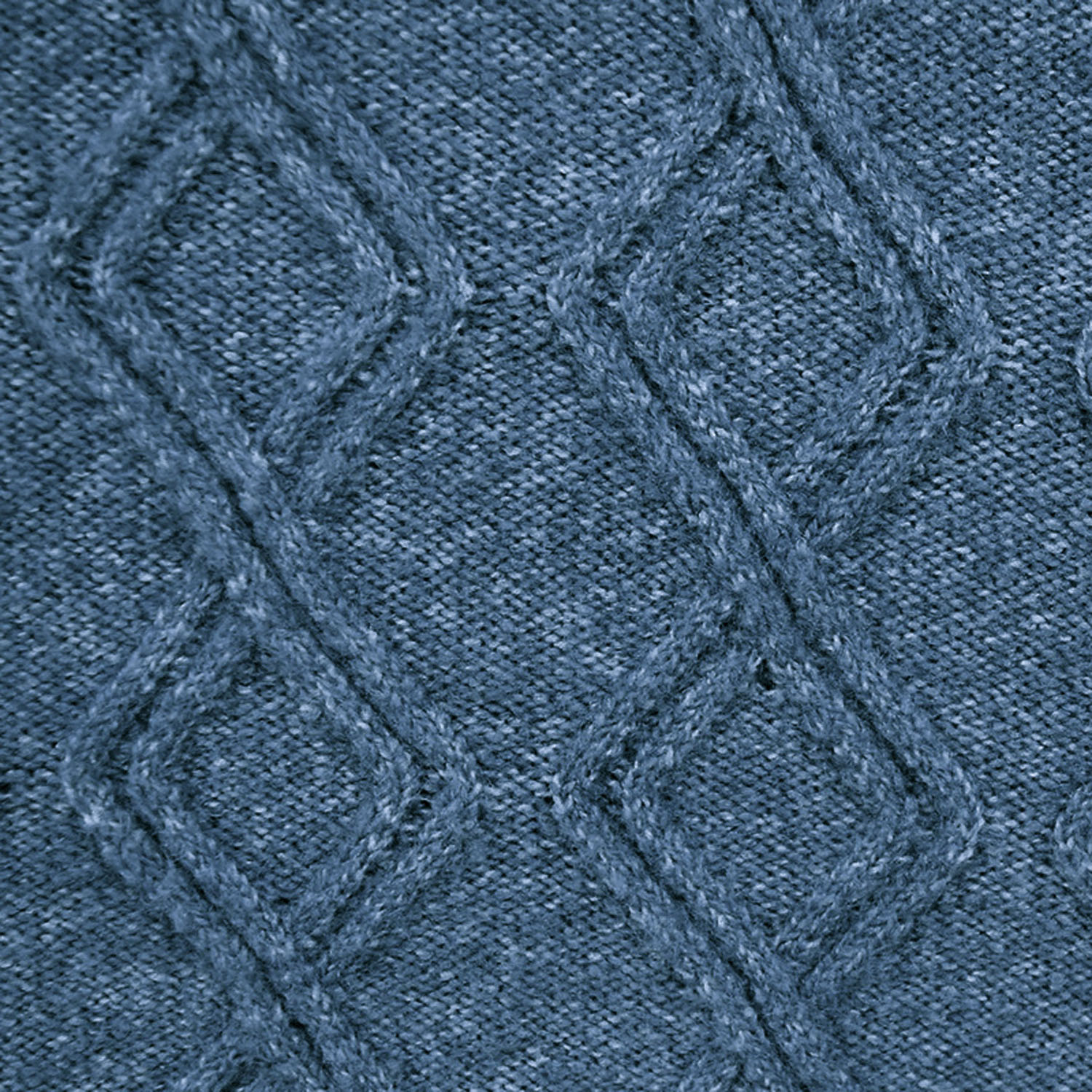 Keitto 編地切り替えブランケットステッチ入りニットプルオーバー - 画像12