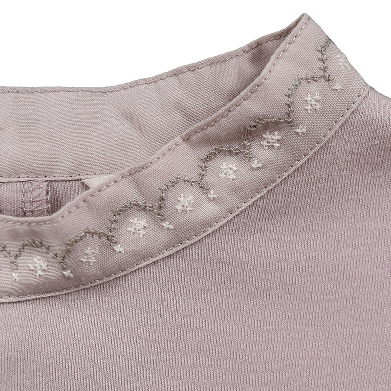 Keitto 布帛襟刺繍入りカットプルオーバー - 画像10