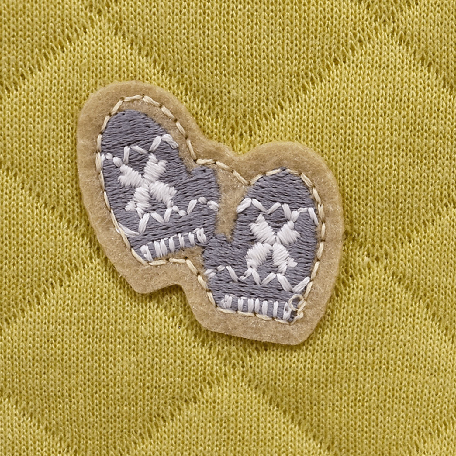 Keitto ぽかぽかワッペン付きニットキルトプルオーバー - 画像10