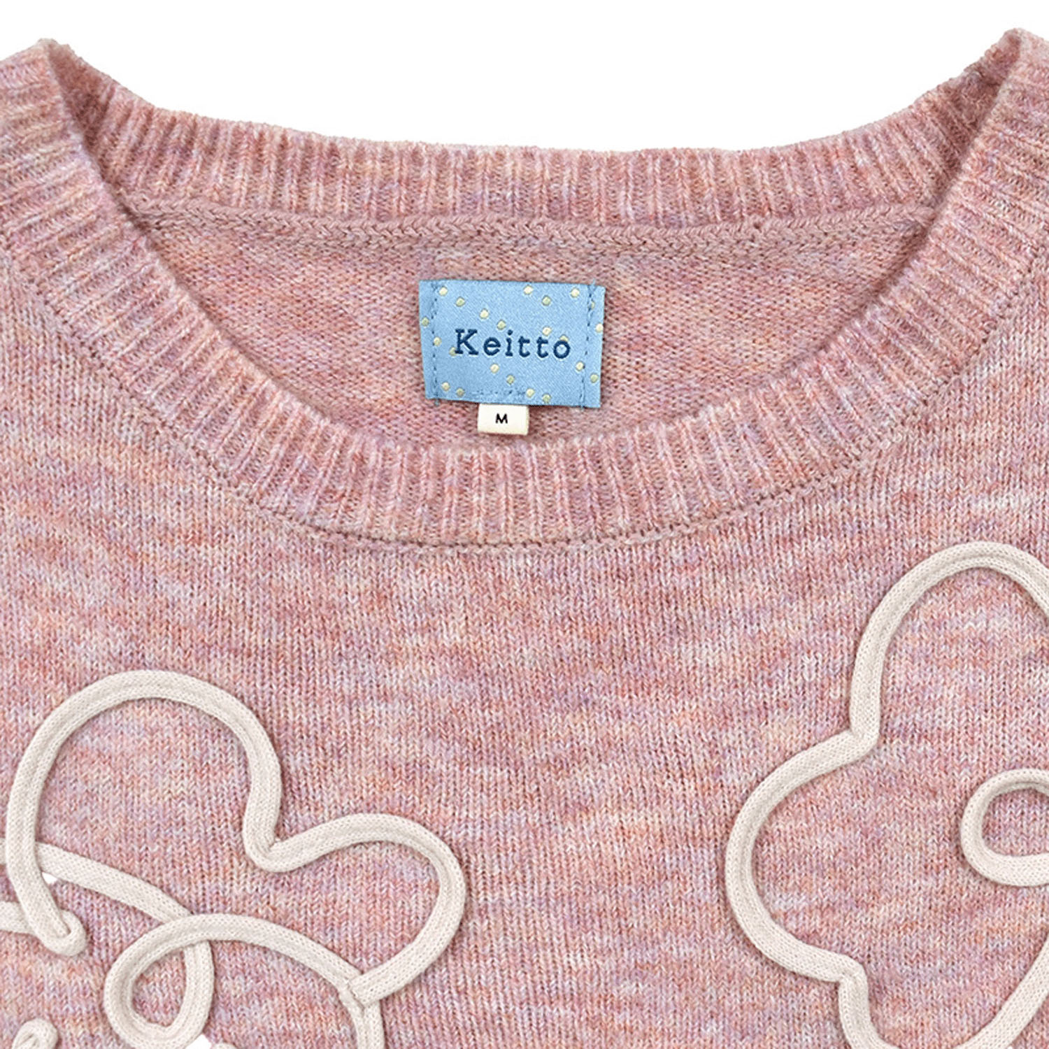 Keitto つながるお花のコード刺繍ニットプルオーバー - 画像7