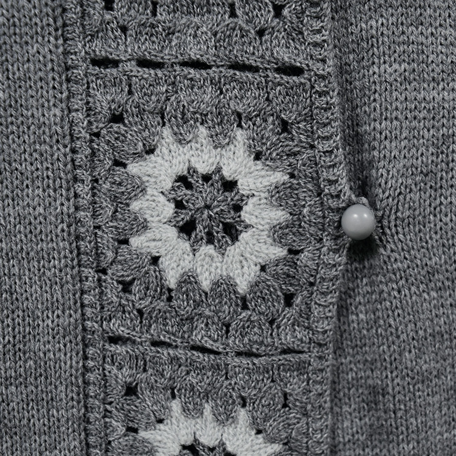 Keitto かぎ針モチーフ付きカーディガン - 画像6