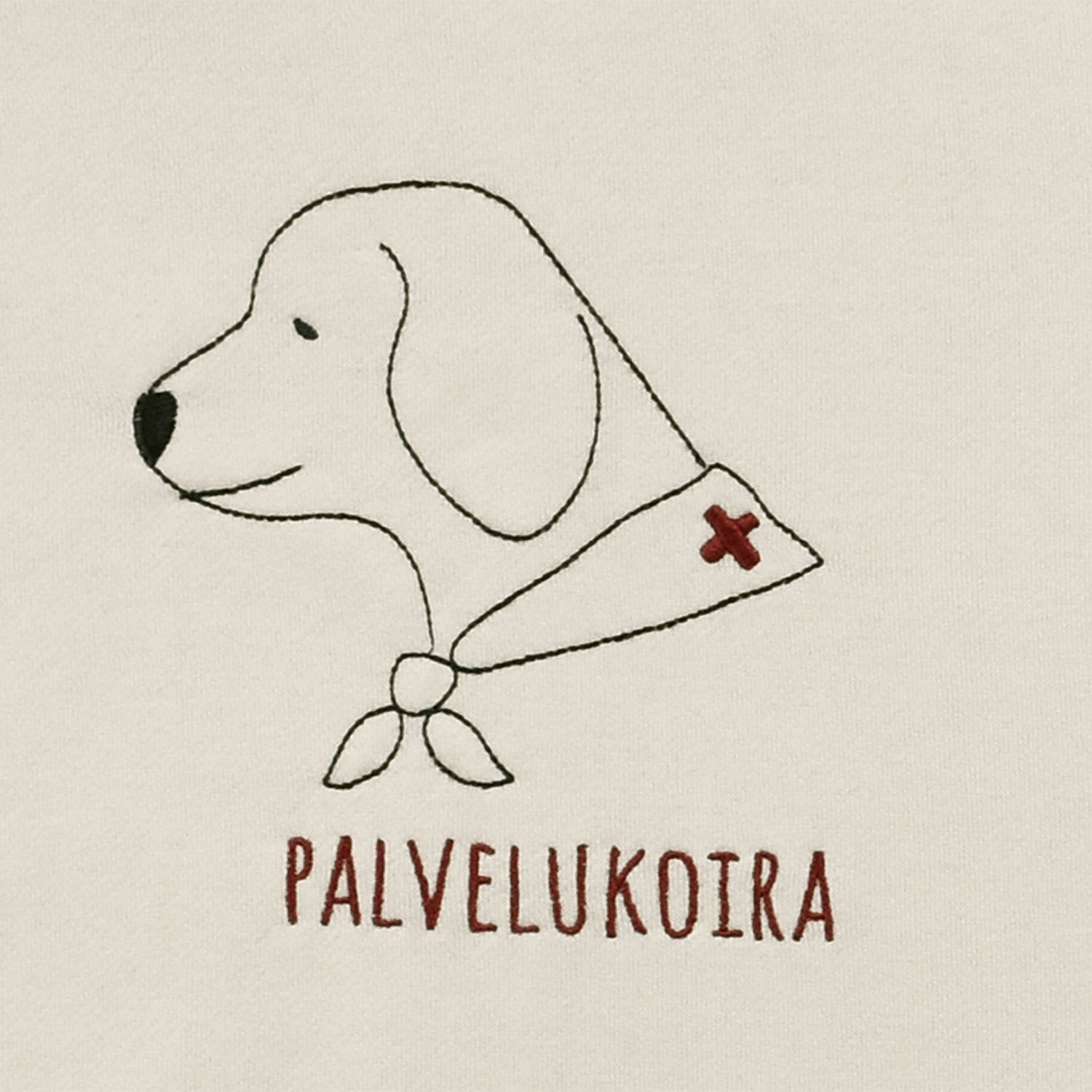 Keitto 楽器＆介助犬刺繍スウェットプルオーバー - 画像4