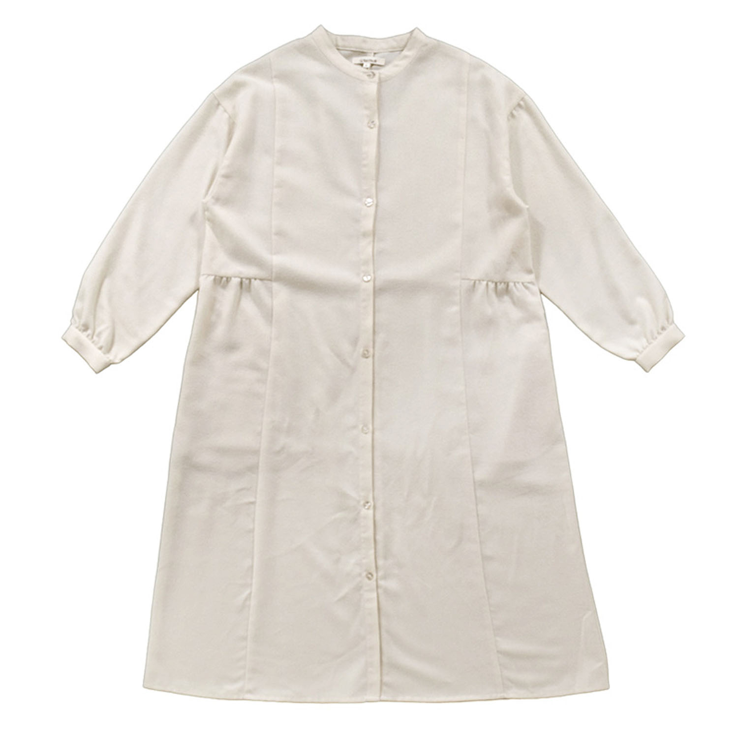 Keitto 森の庭カフェモチーフ付き切り替えシャツワンピース - 画像2