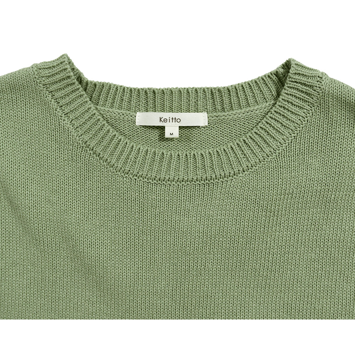 Keitto布帛ドッキングニットプルオーバー - 画像5