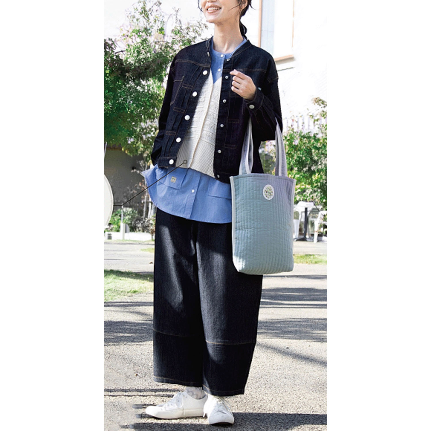 Keittoセットアップデニムジャケット - 画像1