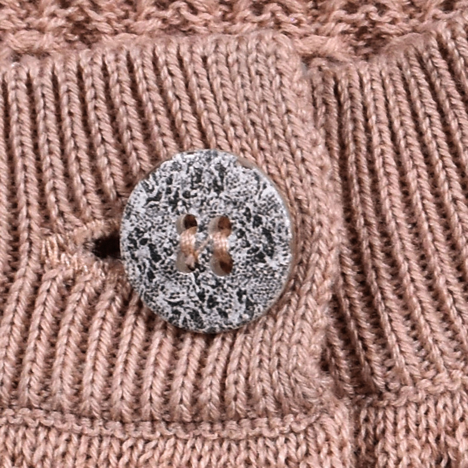 Keittoいろいろボタン春色カーディガン - 画像4