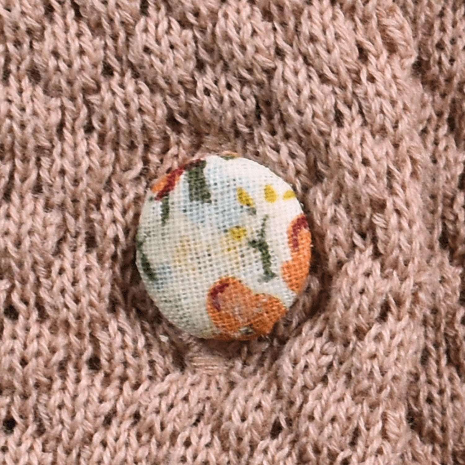 Keittoいろいろボタン春色カーディガン - 画像6