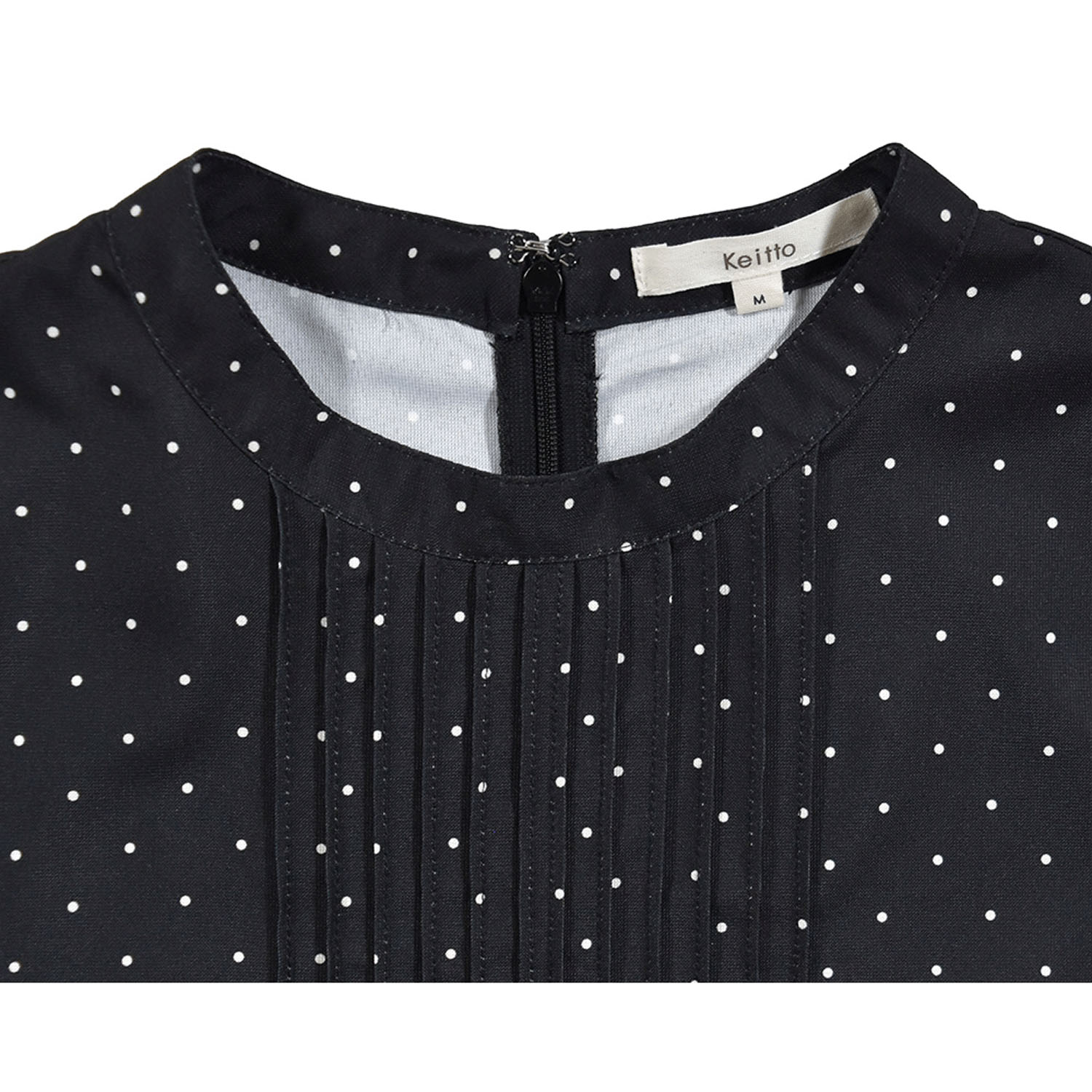 Keittoピンタック＆プリーツワンピース - 画像3