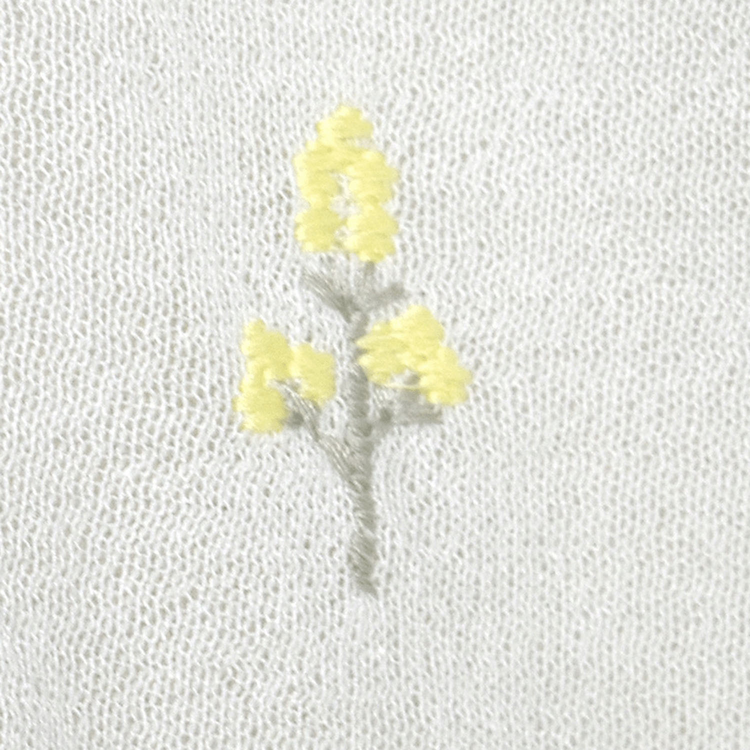 Keitto 草花刺繍シアーニットカーディガン - 画像4