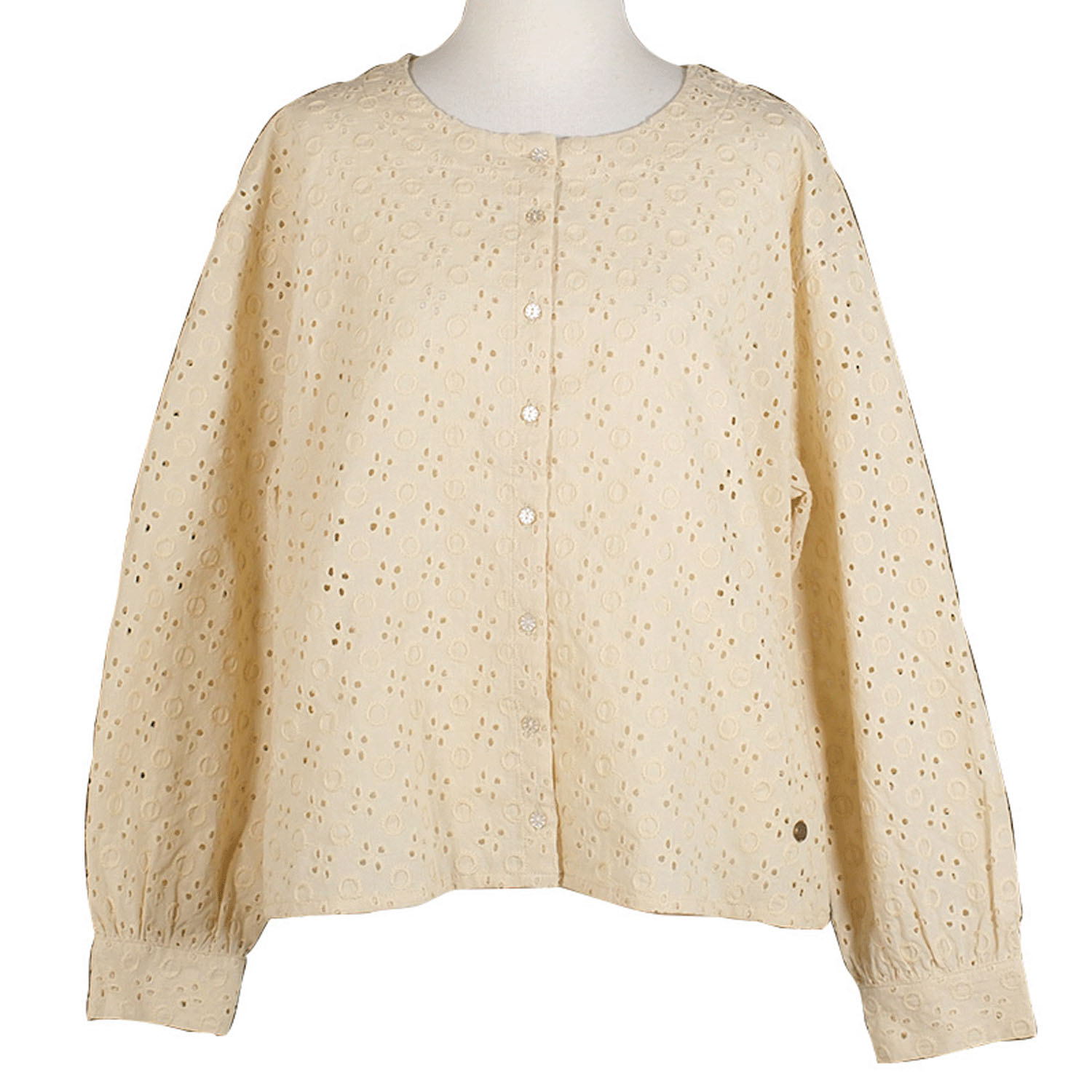 Keitto オーバーレースシャツ - 画像6