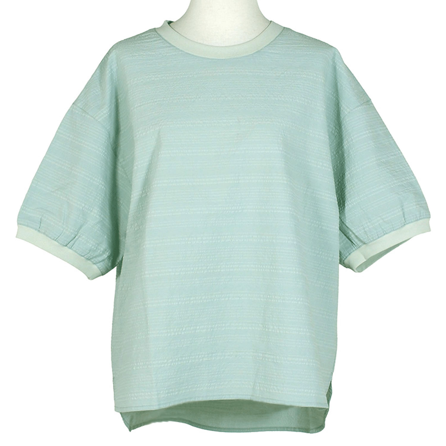 Keitto プレート付きボーダーTブラウス