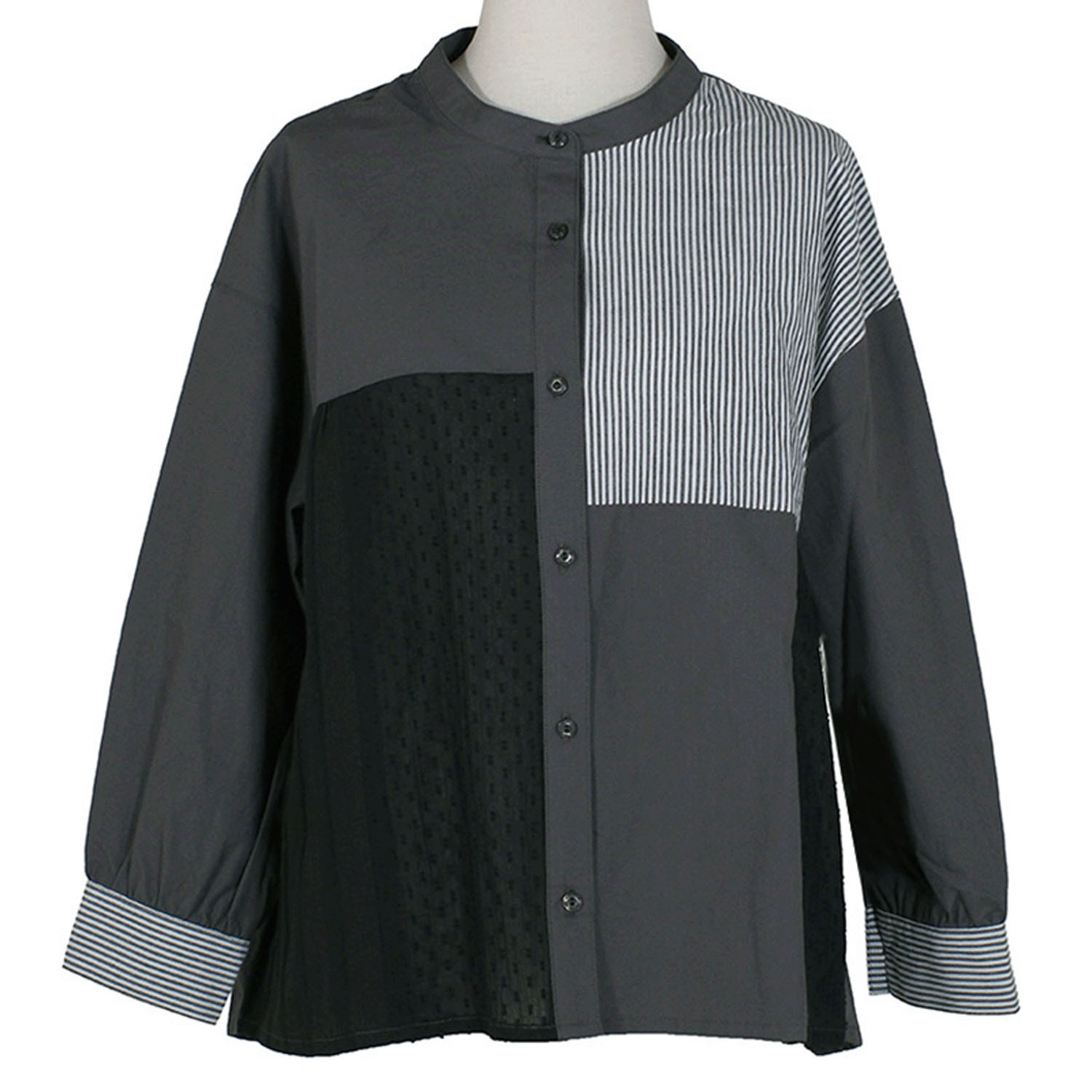 Keitto パッチワークシャツ - 画像2